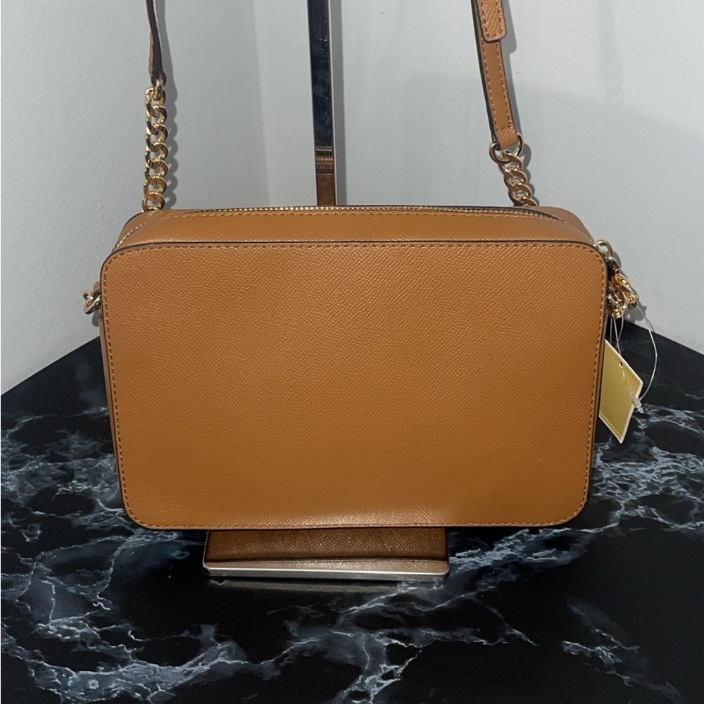 MICHAEL KORS Crossbody Bag JS Large Saffiano Leather Acorn NEW - Minor Damage - Picture 10 of 12